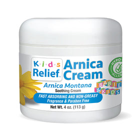 Kids Relief front packaging showing cream tube and quick application benefit