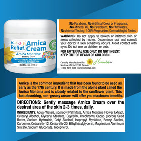 Kids Relief open tube with cream texture, fast absorbing benefit