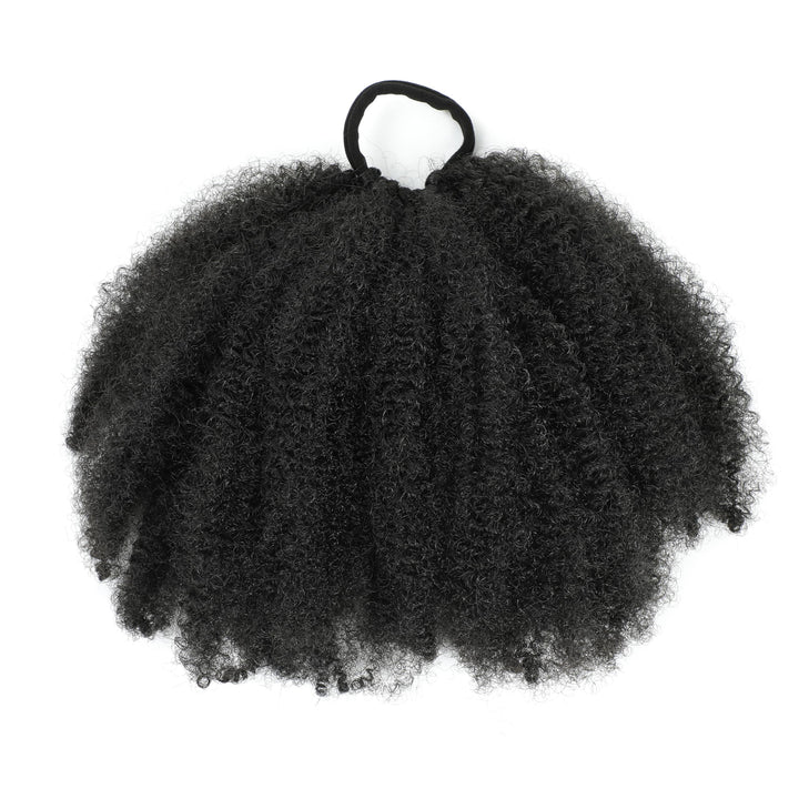Kid's Summer front packaging showing afro puff benefits and natural black color