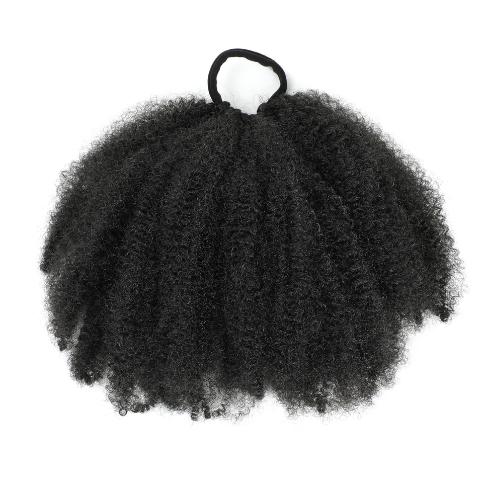 Kid's Summer front packaging showing afro puff benefits and natural black color