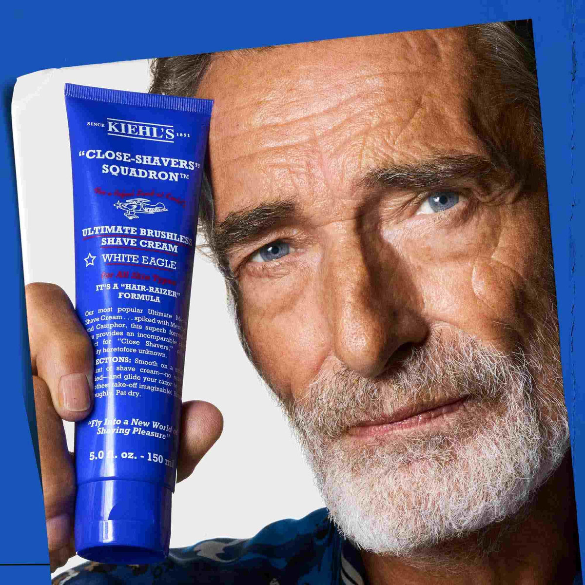 Kiehl's 10.1 fl oz next to ruler for accurate size and scale reference