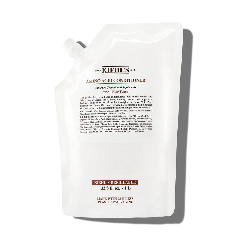 Kiehl's 1L conditioner front bottle showing label and size benefit