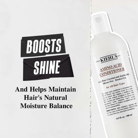 Kiehl's bottle held in hand to show 16.9 fl oz scale and travel convenience