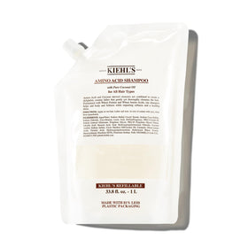 Kiehl's bottle front label showing product name and benefits for clear identification