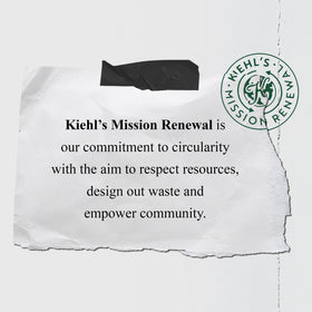 Kiehl's application on damp hair demonstrating even distribution and frizz control