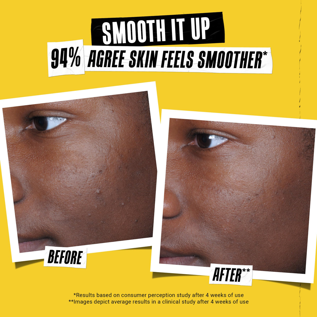 Kiehl's serum spread on hand demonstrating invisible finish benefit