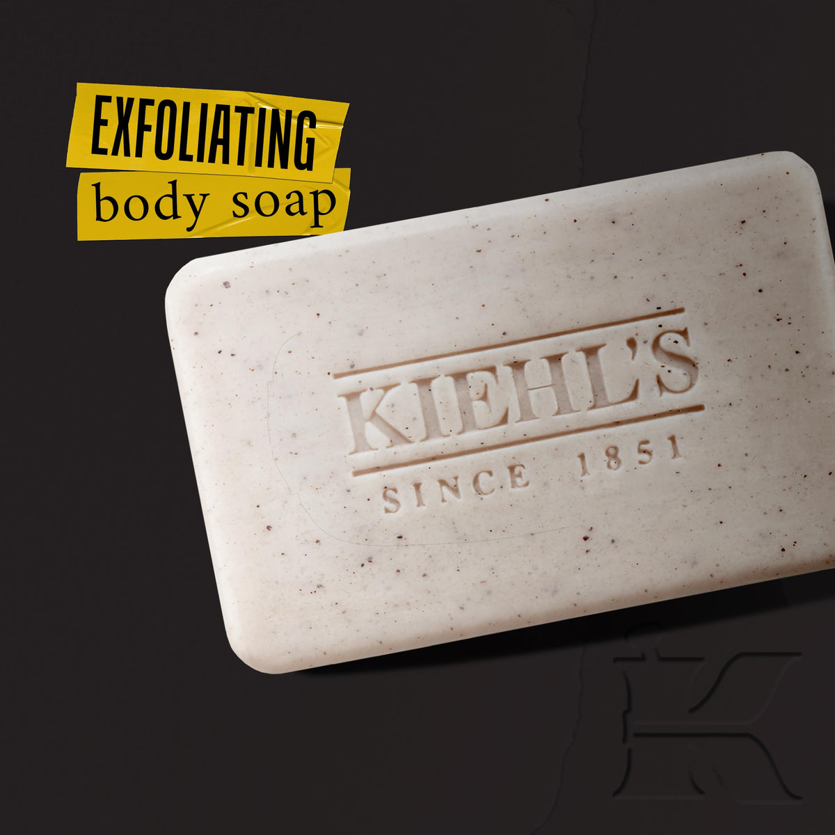 Kiehl's close-up texture of pumice and jojoba for effective exfoliation