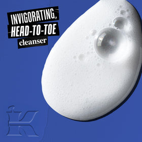 Kiehl's pump dispensing gel illustrating easy single-handed use and convenience