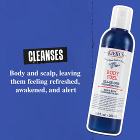 Kiehl's close-up foam texture showing rich lather and thorough cleansing benefit