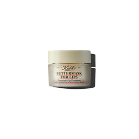 Kiehl's Buttermask jar front view showing label and compact packaging benefit travel-friendly