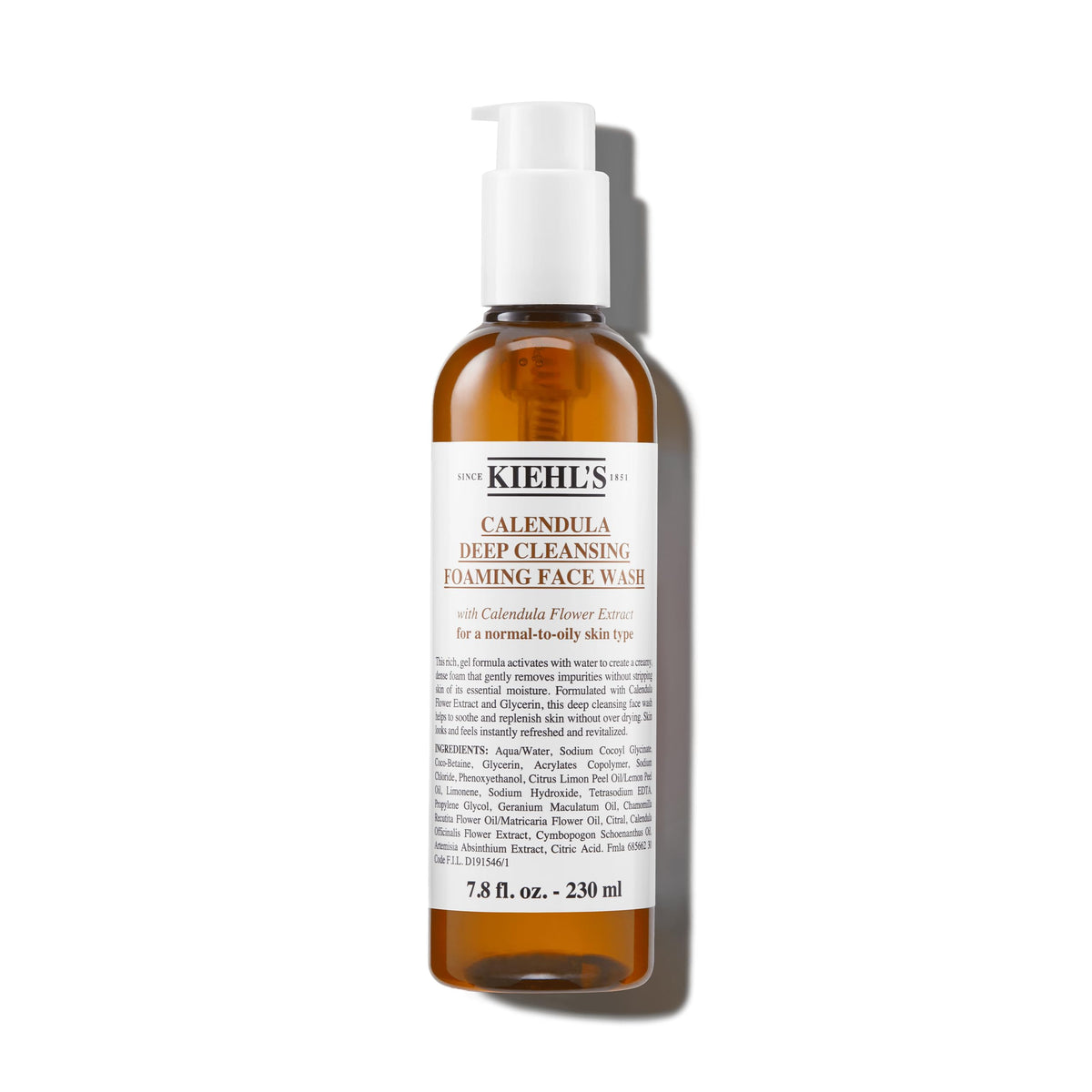 Kiehl's front packaging showing product and benefits