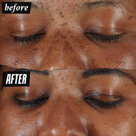 Kiehl's serum dispensed on hand showing lightweight spreadability benefit