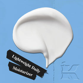 Kiehl's cream texture closeup highlighting smooth, fast-absorbing finish