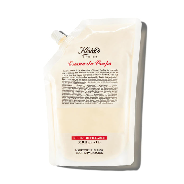 Kiehl's jar front view showing product label and clear benefit for hydration