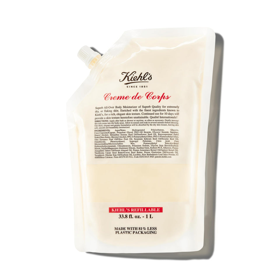 Kiehl's jar front view showing product label and clear benefit for hydration