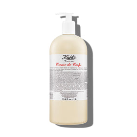 Kiehl's pump bottle front view showing product and easy dispensing benefit