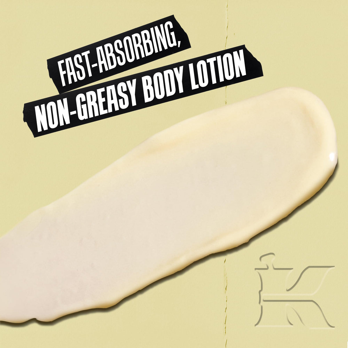 Kiehl's open cap revealing creamy texture for quick absorption