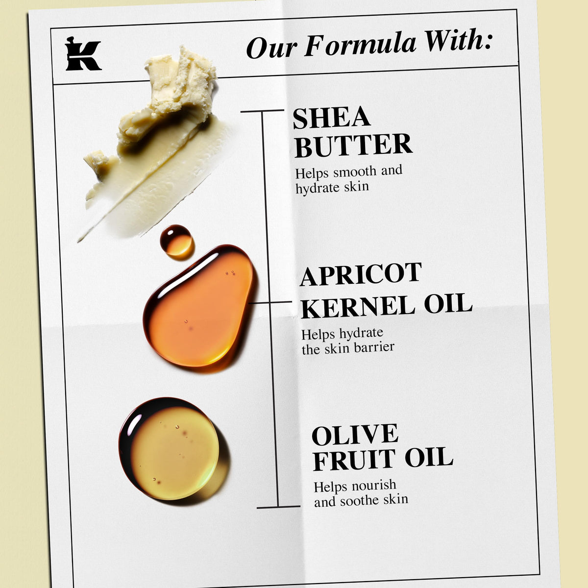 Kiehl's 8 oz jar held in hand to show actual product size
