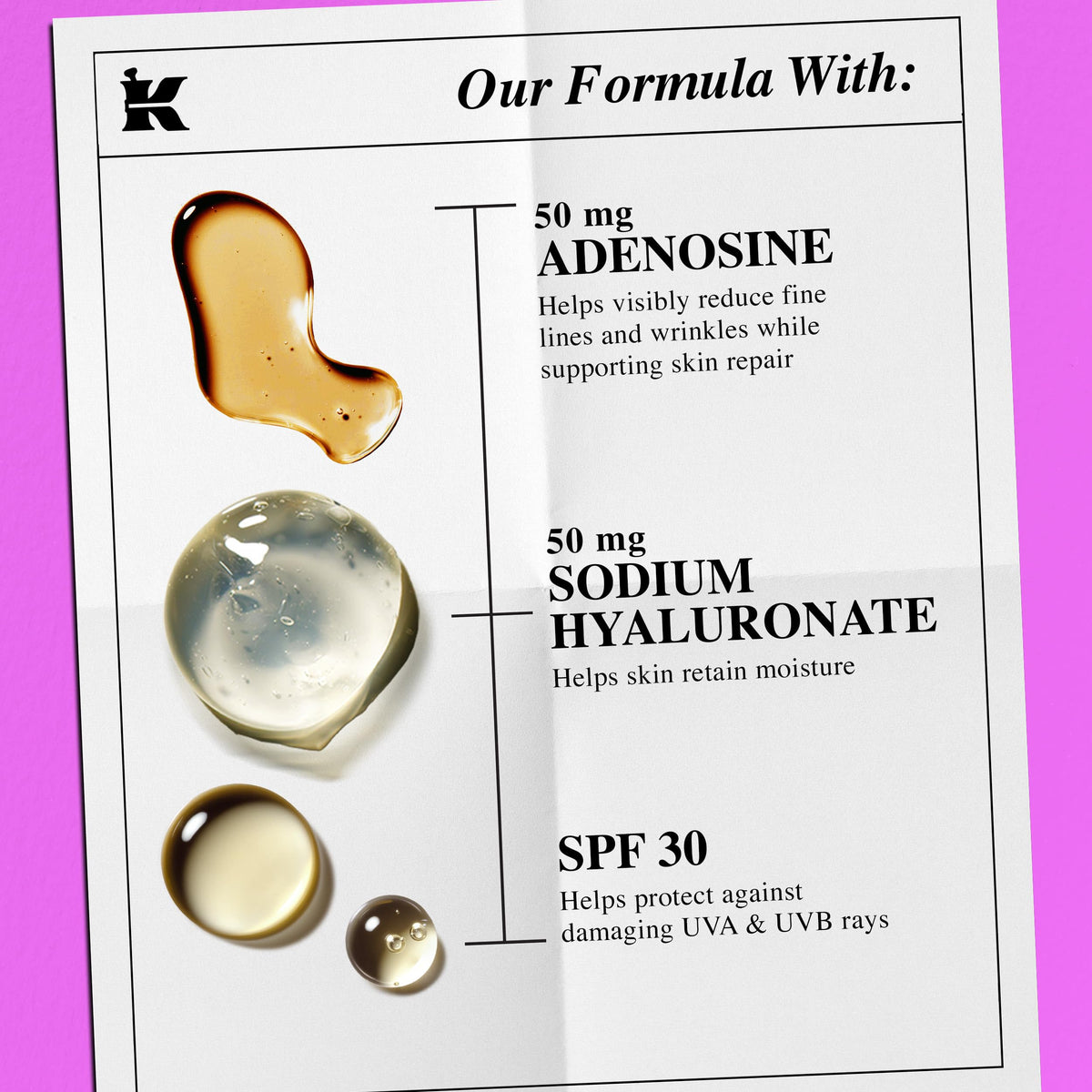 Kiehl's lid and dispenser detail demonstrating clean application benefit