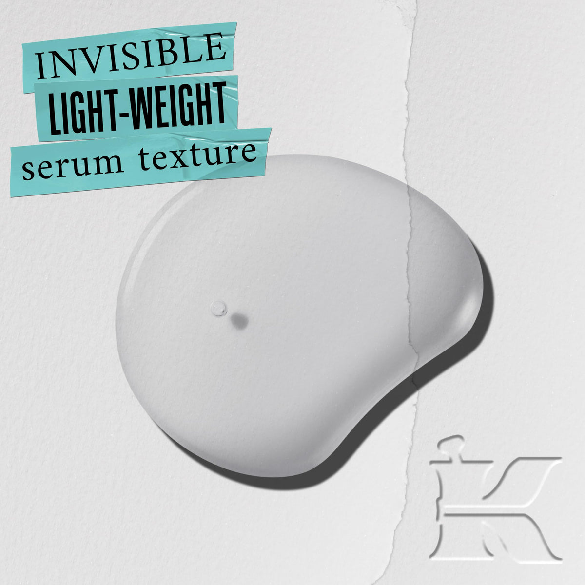 Kiehl's clear dropper dispensing texture for precise targeted application