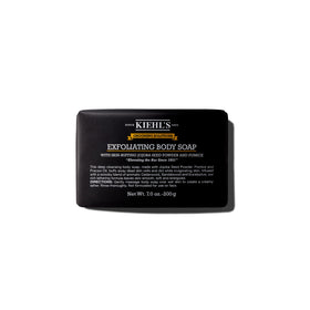 Kiehl's front packaging view showing bar and benefits