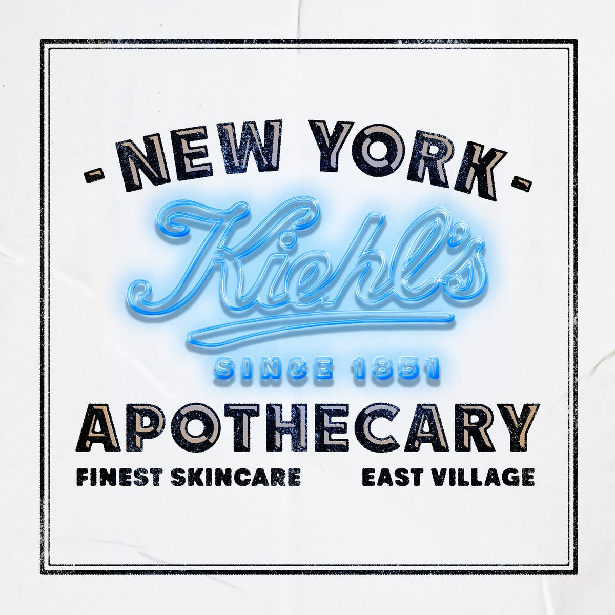 Kiehl's eye cream stick on bathroom counter as part of a morning grooming routine