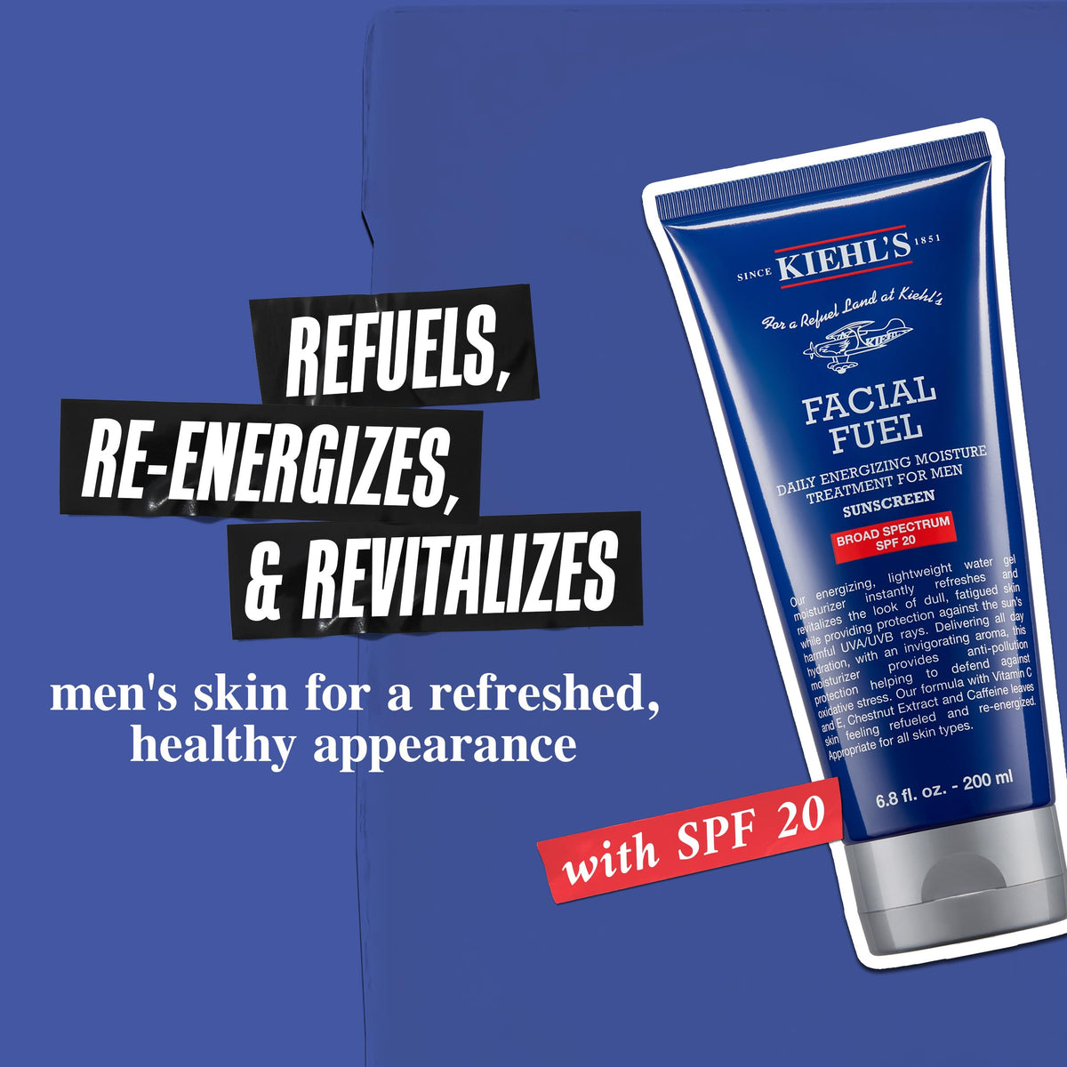 Kiehl's dispensing moisturizer illustrating easy, controlled application
