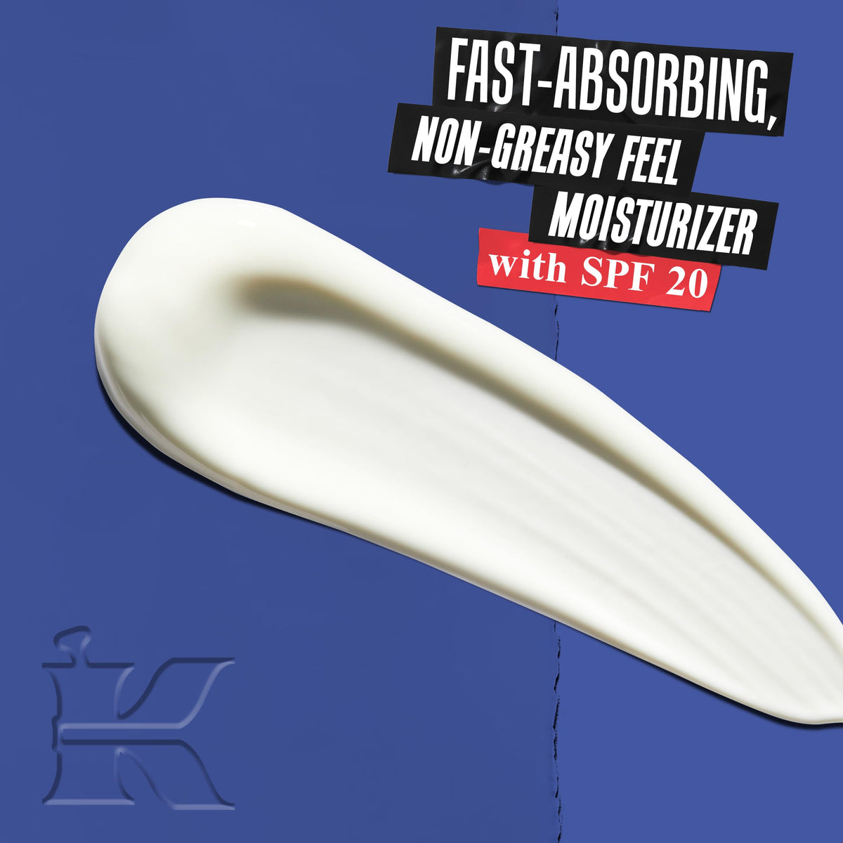 Kiehl's facial fuel creamy texture close-up for fast-absorbing hydration