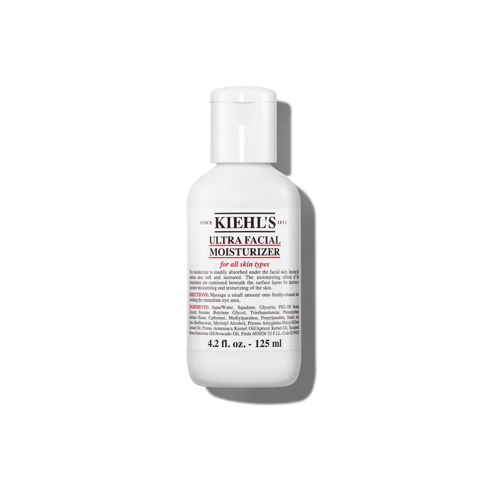 Kiehl's front jar view showing the clean packaging and easy daily hydration