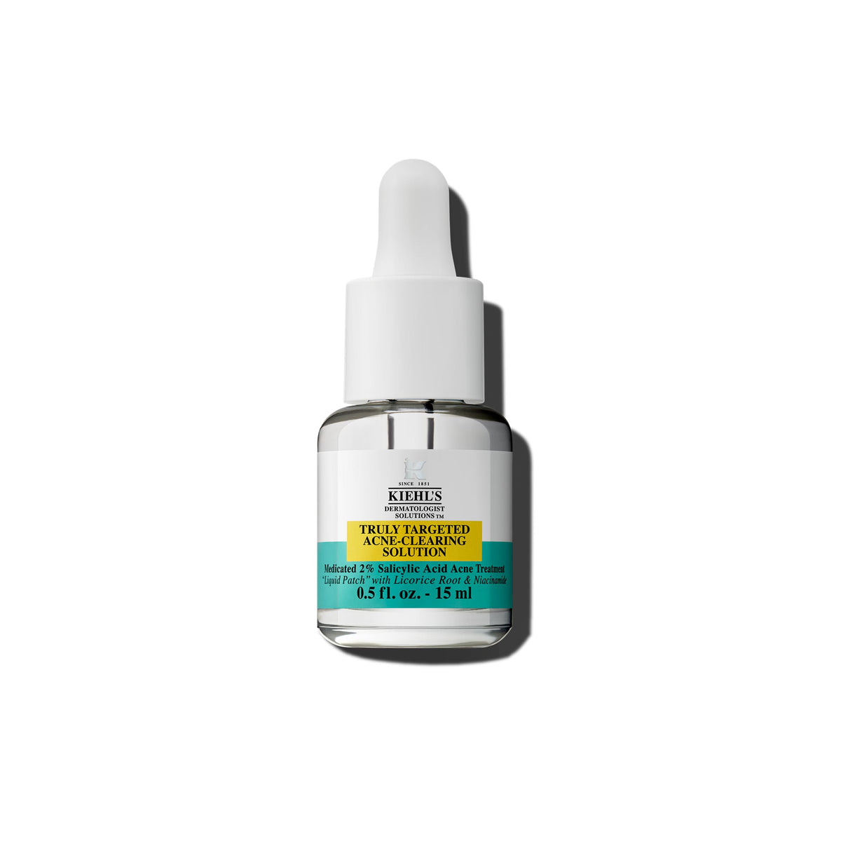 Kiehl's front packaging showing product bottle and calming benefits
