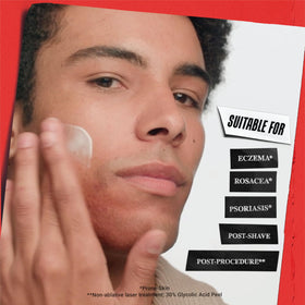 Kiehl's colloidal oatmeal ingredient shot showing calming, barrier-support benefit