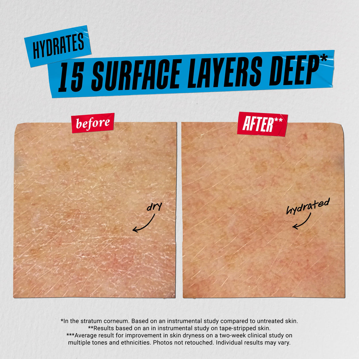 Label detail on Kiehl's jar focusing on key claims like fragrance-free and clinical testing