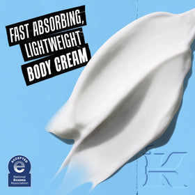 Kiehl's pump and label detail highlighting key ingredients and clarity