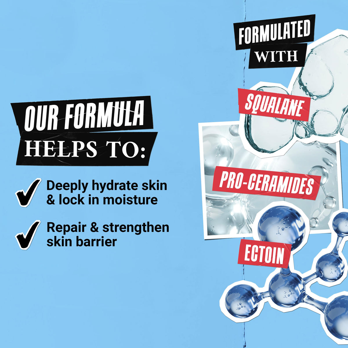 Kiehl's cream texture close-up showing lightweight, fast-absorbing formula