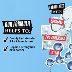 Kiehl's cream texture close-up showing lightweight, fast-absorbing formula