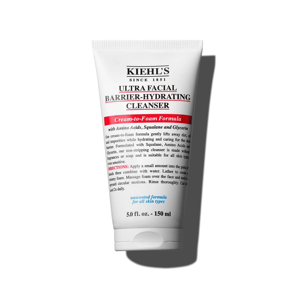 Kiehl's front packaging shows product and benefits