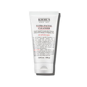 Kiehl's front bottle shot showing product benefits and clean design
