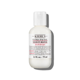 Kiehl's front jar view showing compact daily moisturizer for easy storage