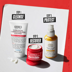 Kiehl's clinical results graphic showing proven improvement benefits