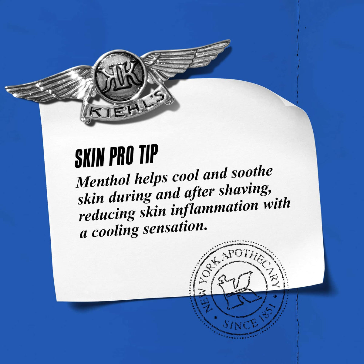 Kiehl's product staged in bathroom setting illustrating everyday grooming benefit