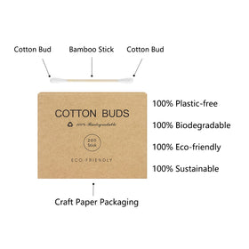 Kiemeu swabs arranged in a bathroom setting emphasizing convenient, eco-conscious daily use