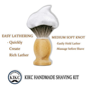 KIKC brush in hand to show scale and comfortable hold