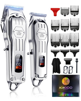 KIKIDO silver clipper front view showing sleek design and readiness