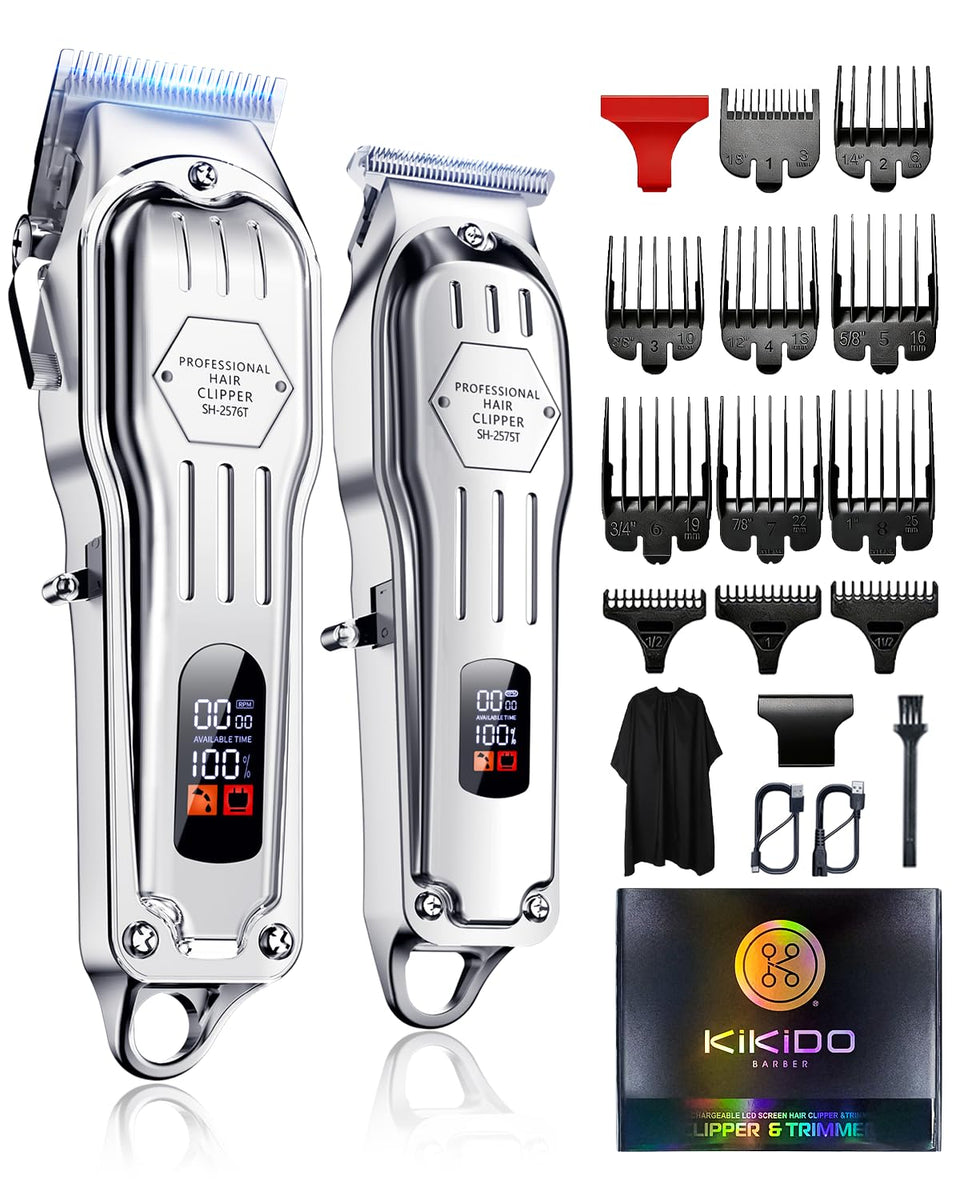 KIKIDO silver clipper front view showing sleek design and readiness