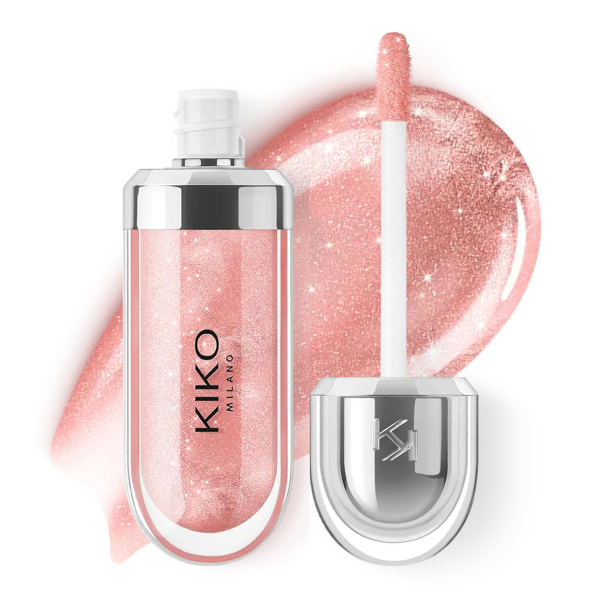 Kiko Milano front packaging showing pearly shell shade and metallic cap for elegant look