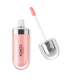 Kiko Milano front packaging showing pearly peach rose and metallic cap for polished presentation