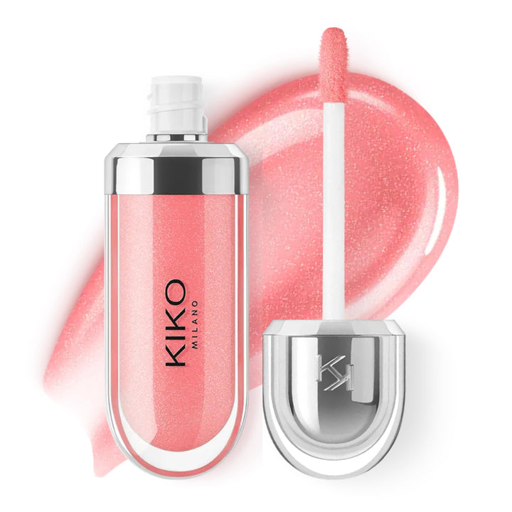 Kiko Milano front packaging showing shade 07 Pink Magnolia and glossy finish benefits