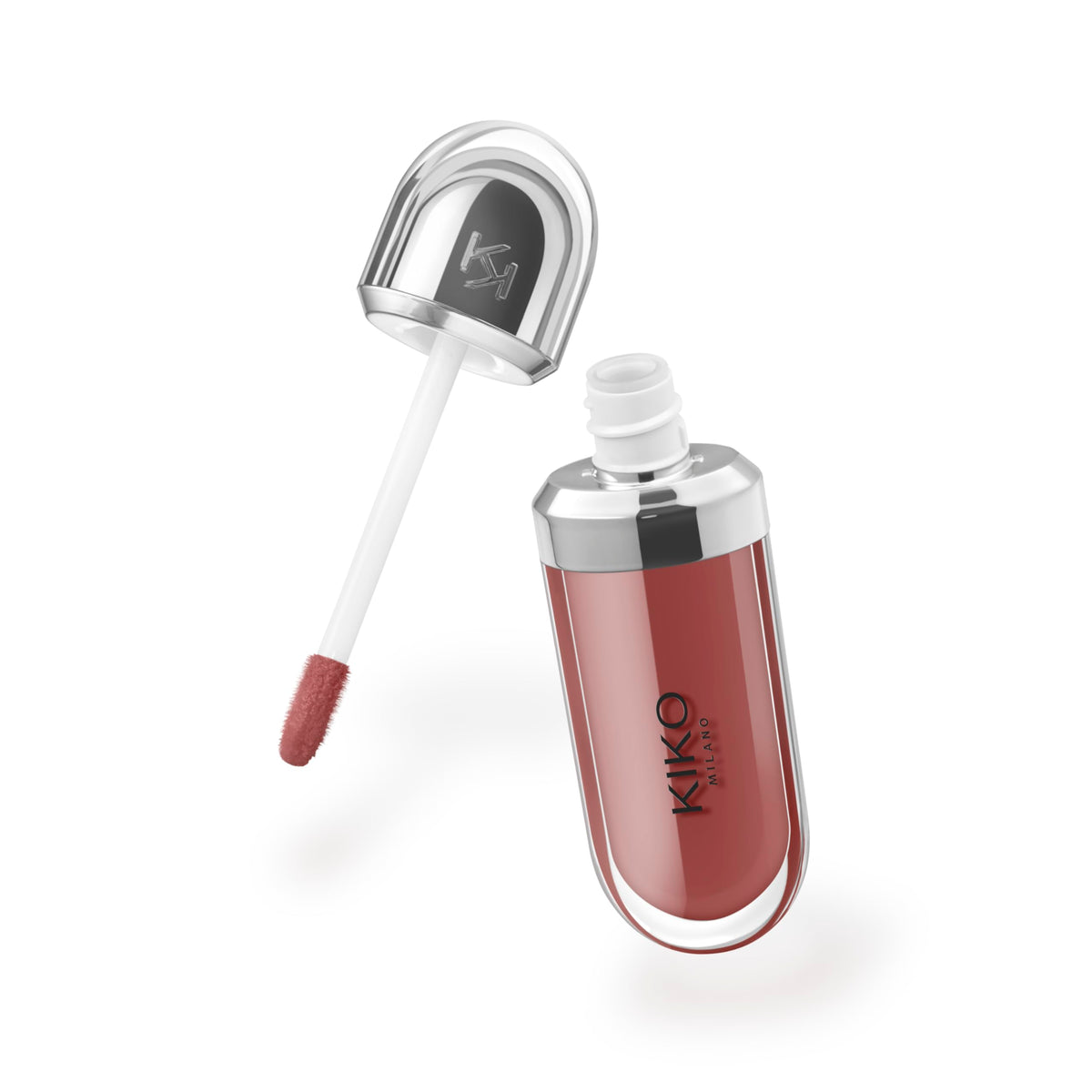 Kiko Milano gloss texture close-up showing smooth, hydrating finish for softer lips