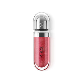 Kiko Milano gloss texture swatch on skin showing high-shine, hydrating finish