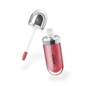 Kiko Milano metallic cap with KK logo highlighting luxe finish